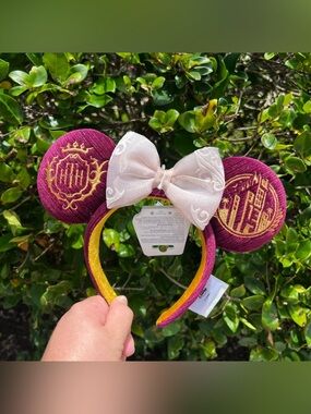 Disney Parks 2026 Tower Of Terror Hollywood Studios Headband Ears Bow NEW